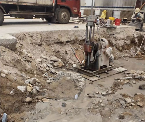 清流公路下沉压浆